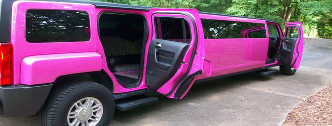 Pink Hummer H2 Limo. Pink Hummer Limo Hire. H2